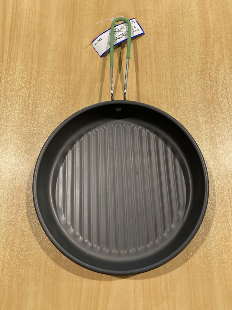 Optimus Folding Skillet, Grey/Green, OS