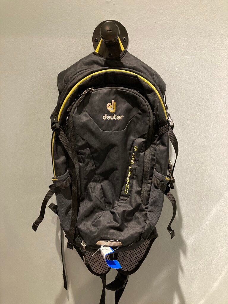 Deuter Compact EXP Backpack, Black/Green, 12L