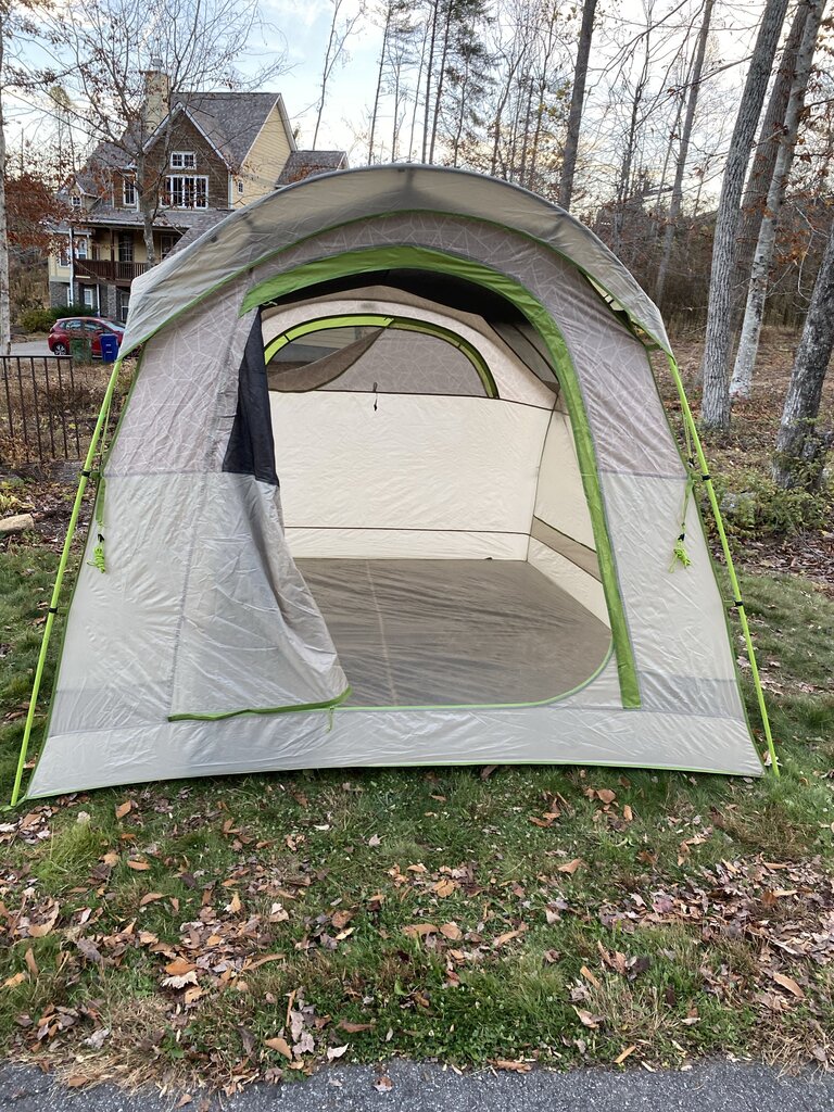 Kelty Camp Cabin Ten, Green/Lime, 4p (Fly Patches)