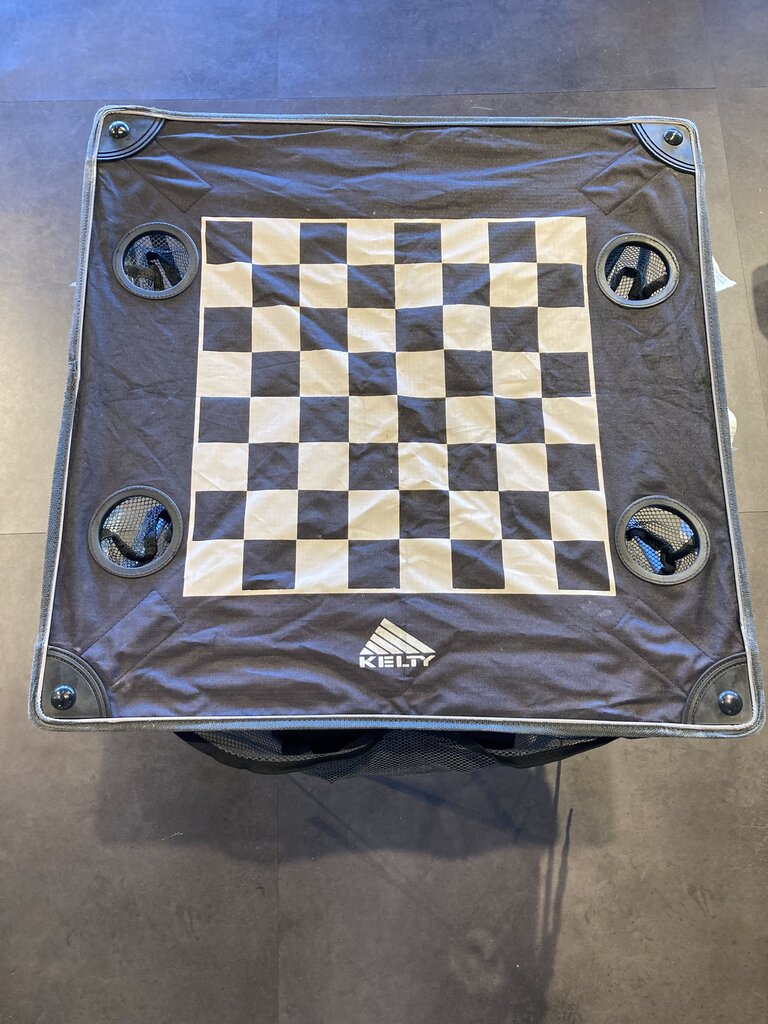 Kelty Checkerboard Camp Table, Black/White, OS