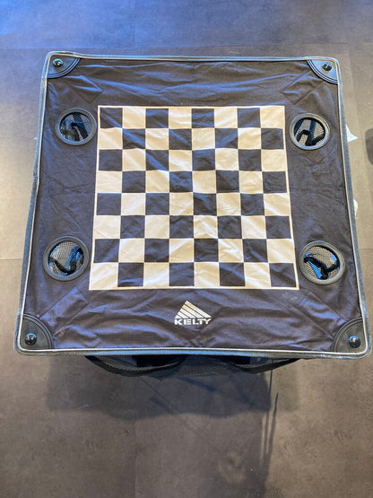 Kelty Checkerboard Camp Table, Black/White, OS