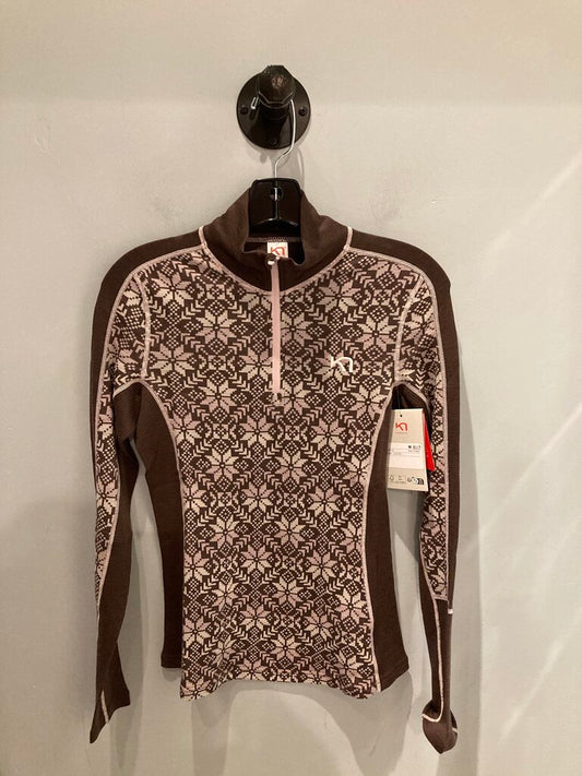 Kari Traa Anna Half Zip, Cocoa, Women's M (Sample)