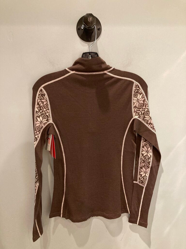 Kari Traa Anna Half Zip, Cocoa, Women's M (Sample)