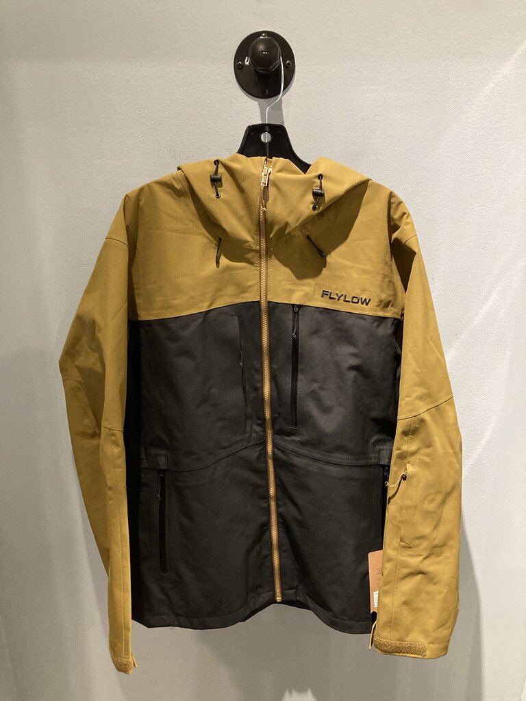 Flylow Quantum Pro Jacket, Black/Rye, Men's M (Sample)