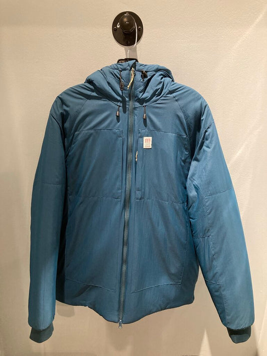 Topo Designs Mountain Puffer, Blue, Men's L (Sample)