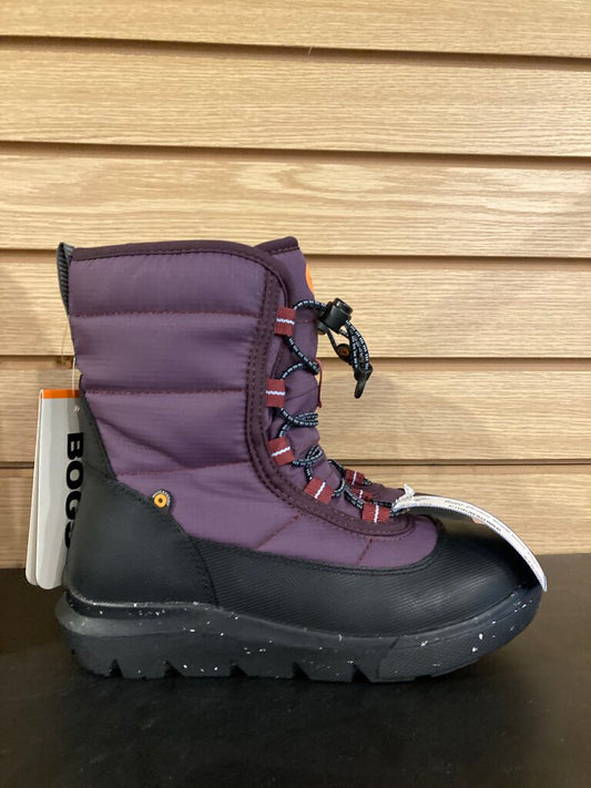 Bogs Skyline Snow Boot, Plum, Kid's 1