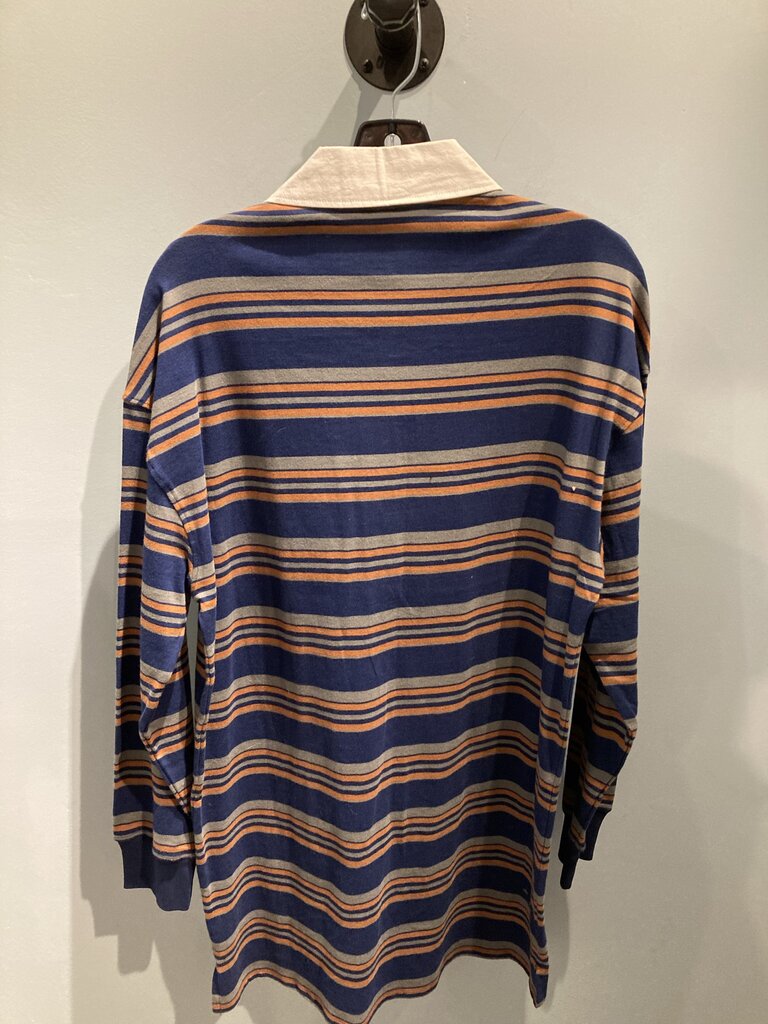 Prana Rugby Dress, Capulet Blue Stripe, Women's S