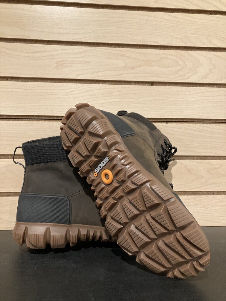 Bogs Arcara Urban Leather Mid, Chocolate, Men's 9
