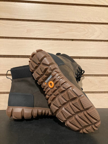 Bogs Arcara Urban Leather Mid, Chocolate, Men's 9