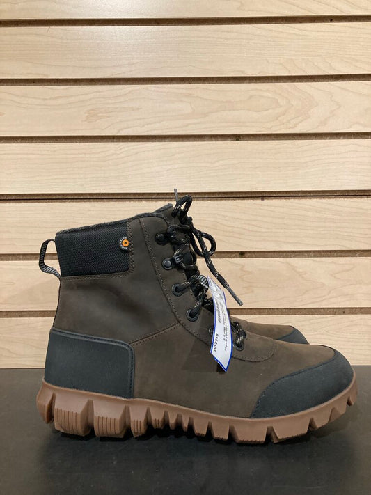 Bogs Arcara Urban Leather Mid, Chocolate, Men's 9