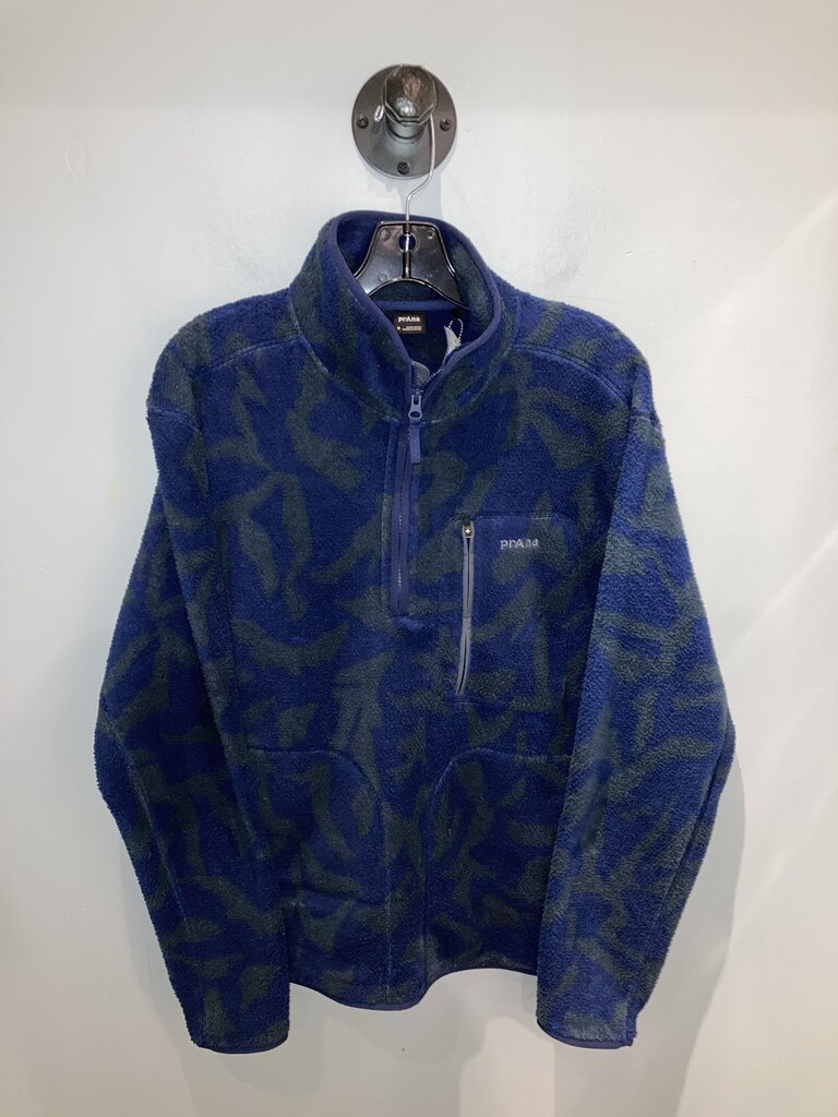 Prana Tuff Fluff Half Zip, Capulet Blue, Men's M (Sample)