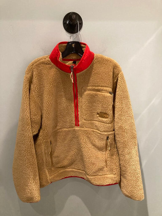 The North Face Extreme Pile Pullover, Tan/Red, Men's M