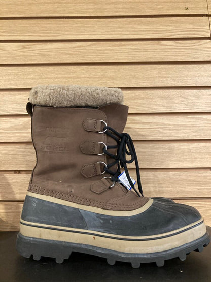 Sorel CARIBOU Boots, Brown/Black, Men's 11