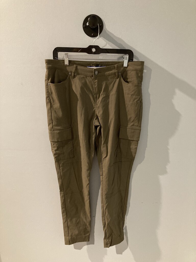 Prana Cargo Pants, Green, Women's 14