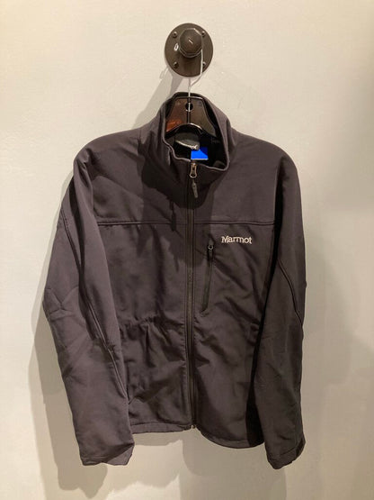 Marmot Full Zip Softshell Jacket, Black, Men's M