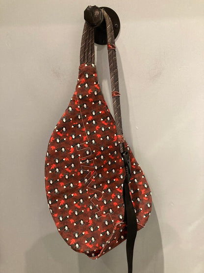 Kavu Sling Rope Bag, Red Racoons, OS