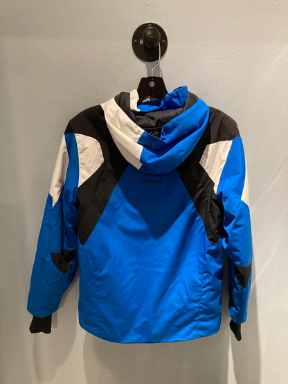 Spyder Snow Jacket, Blue/Black, Kid's XXL?