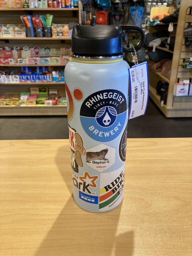 Hydroflask Insulated Bottle, Blue, 40oz