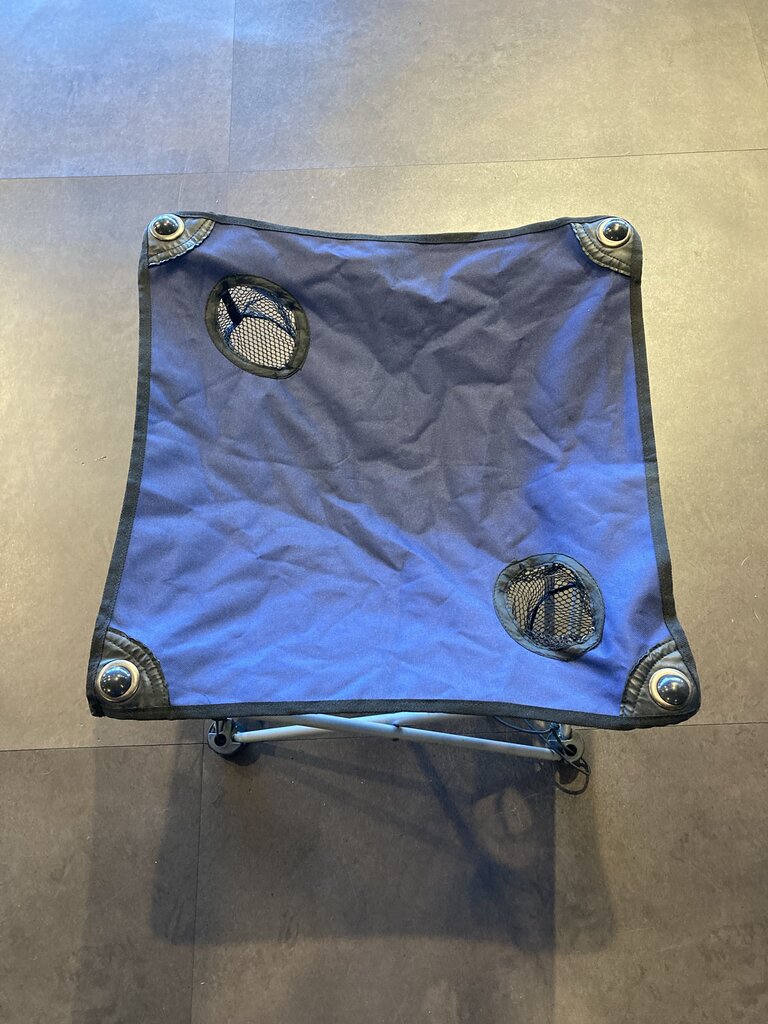 Folding Camp Table, Blue