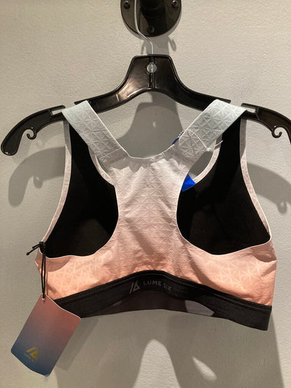 Lume 6 Cira Sports Bra, Black/Peach Ombre, Women's M