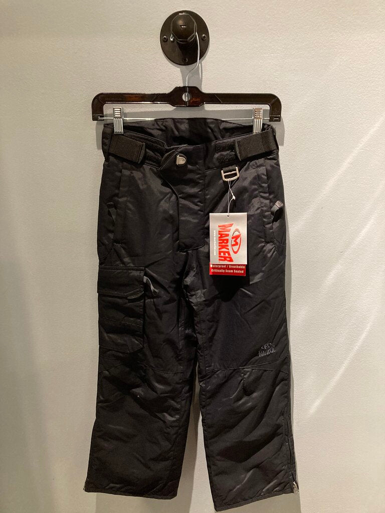 Marker Freeride Insulated Pants, Black, Kid's 10