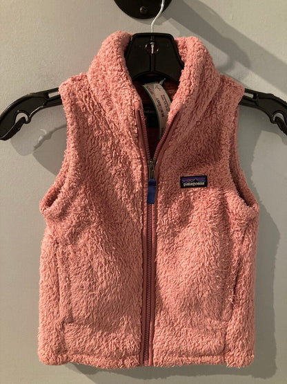 Patagonia Fleece Vest, Pink, Kids XS (5-6)