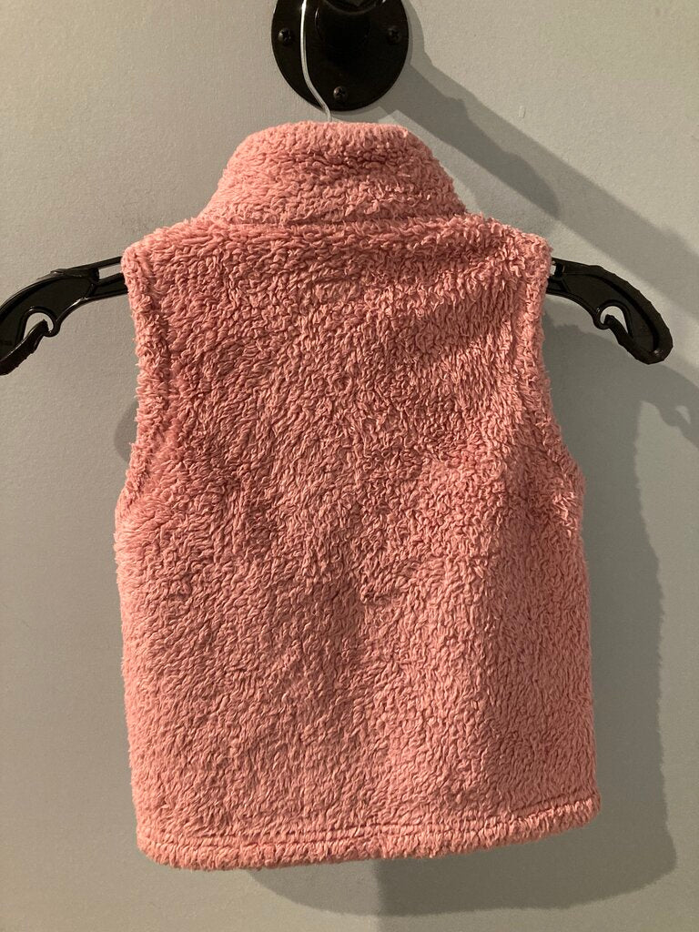Patagonia Fleece Vest, Pink, Kids XS (5-6)