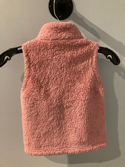 Patagonia Fleece Vest, Pink, Kids XS (5-6)