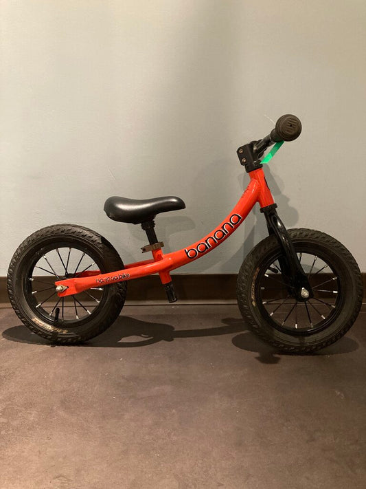 Banana Balance Bike, Orange, 12in wheels