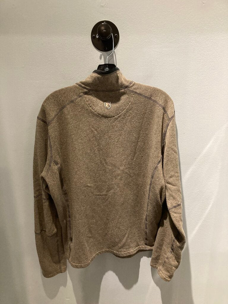 Kuhl Kashmira 1/4 Zip, Brown/Black, Women's XL