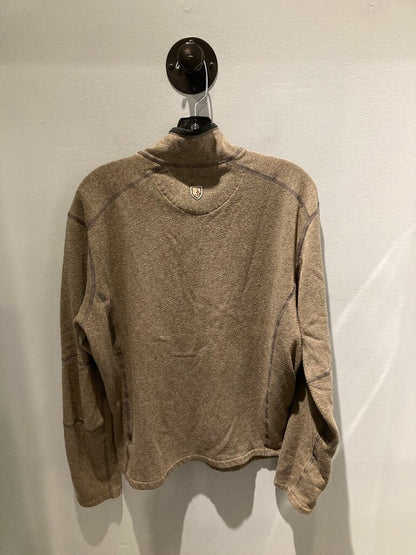 Kuhl Kashmira 1/4 Zip, Brown/Black, Women's XL