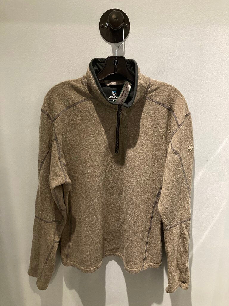 Kuhl Kashmira 1/4 Zip, Brown/Black, Women's XL
