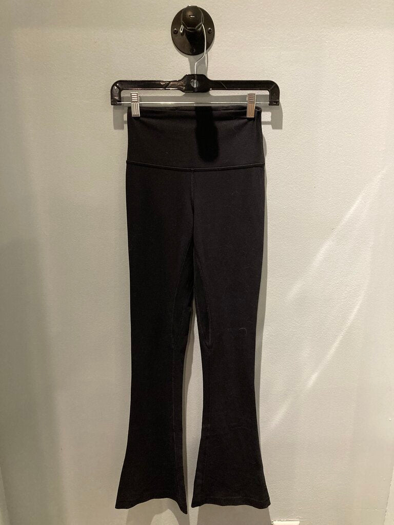 Lululemon Flare Leggings, Black, Women's 4