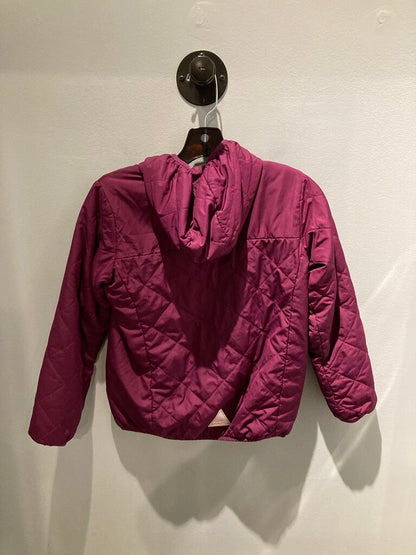 LL Bean Full Zip Reversable Hoody, Pink/Plum, Kid's M