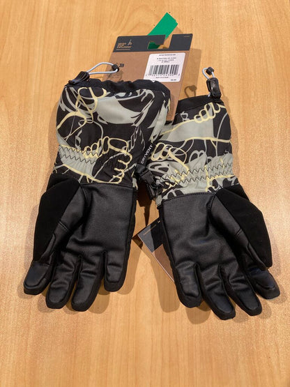 The North Face Montana Ski Gloves, Black/Green, Women's XS