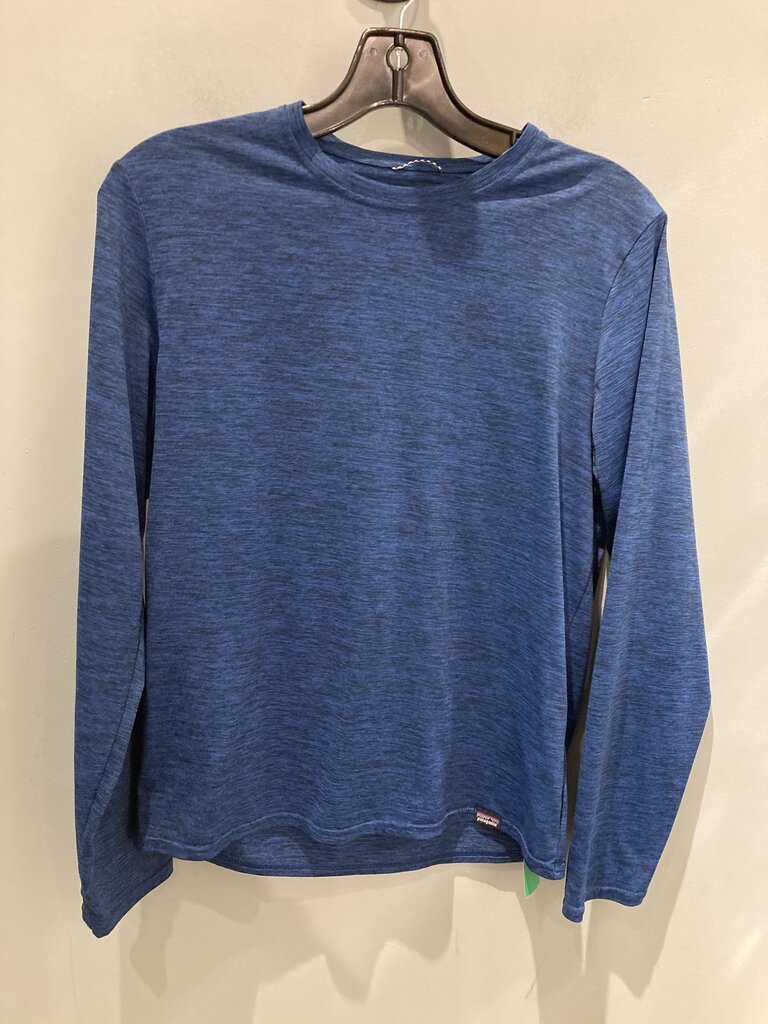 Patagonia LS Crew, Blue, Women's XS