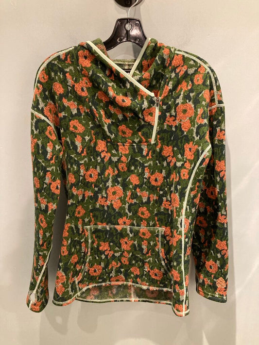 Stio Sweetwater Fleece Hoodie, Green/Floral, Women's S