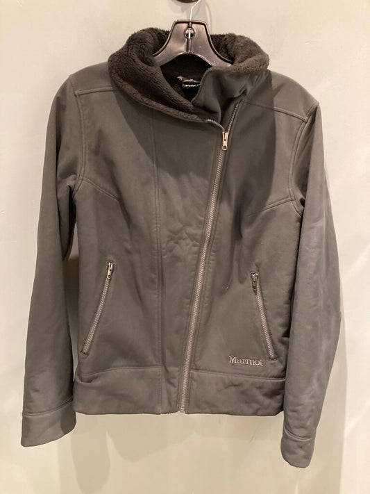 Marmot Full Zip Fleece Lined Jacket, Grey, Women's M