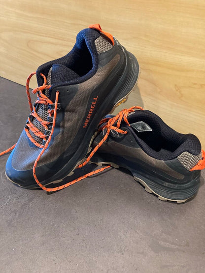 Merrell Moab Speed Hiking Shoes, Black/Olive, Men's 11