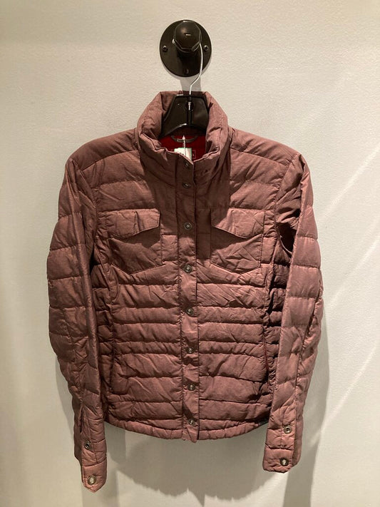 L.L.Bean Down Snap Up Jacket, Purple, Women's XXS