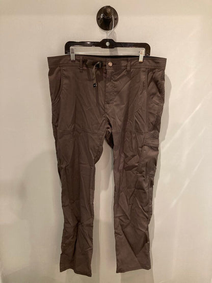 Prana Belted Pants, Grey, Men's 38x34