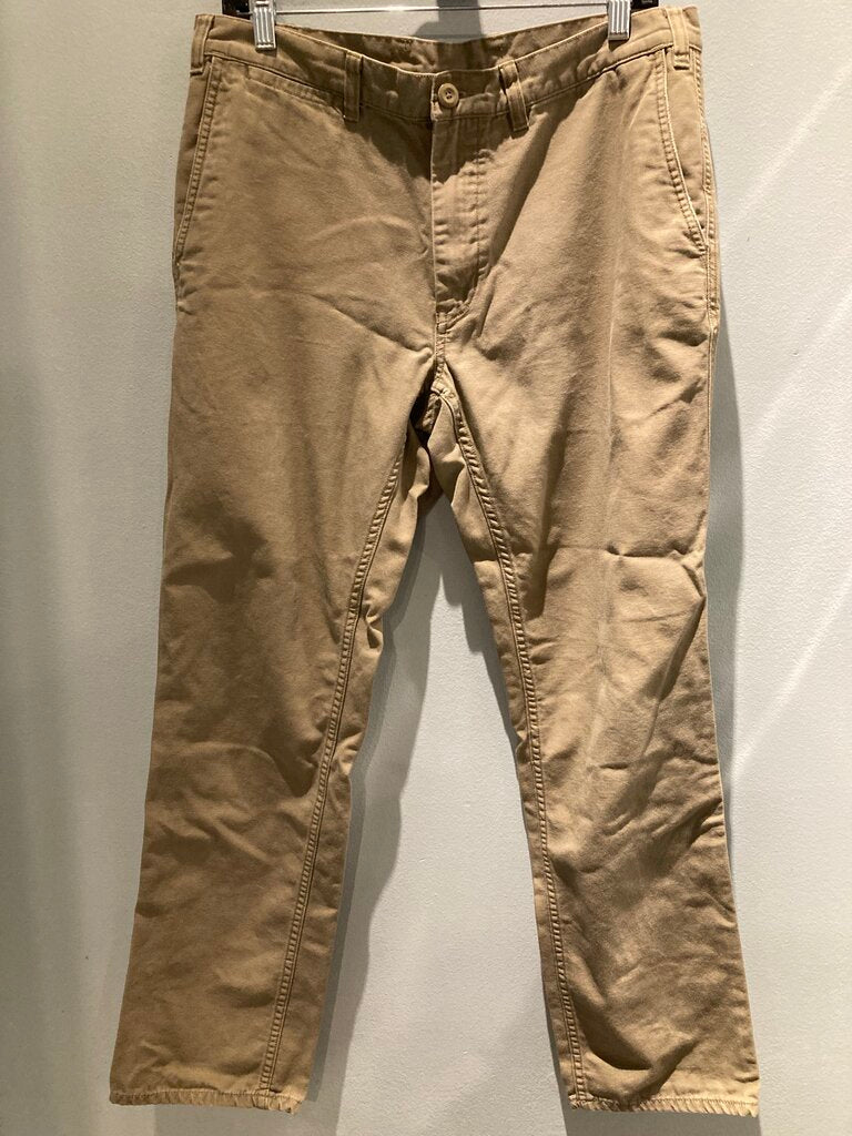 Patagonia Cotton Pants, Beige, Men's 33 Long