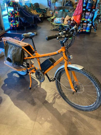 Rad Power Radwagon E-Bike, Orange w/ Saddle Bags/Charger