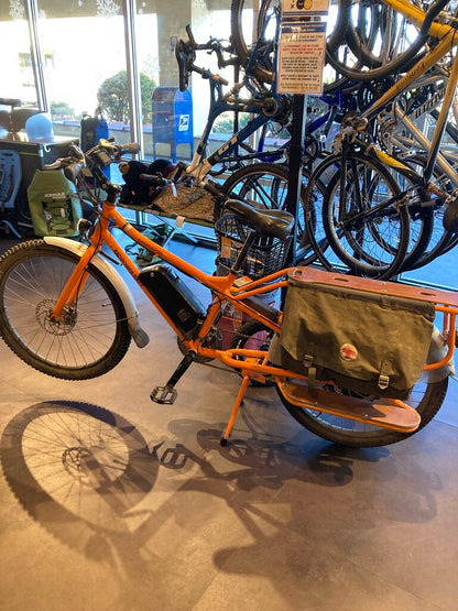 Rad Power Radwagon E-Bike, Orange w/ Saddle Bags/Charger