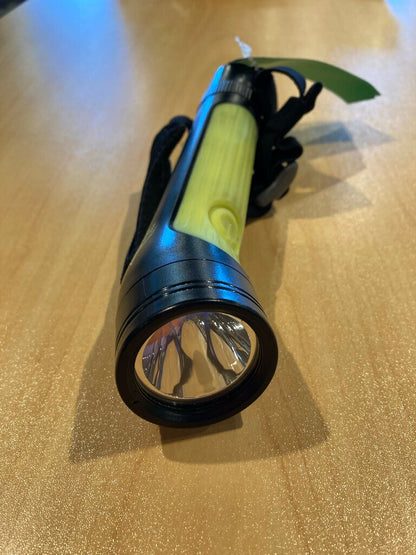 Zepher Trail Flashlight, Black/Green, 200L