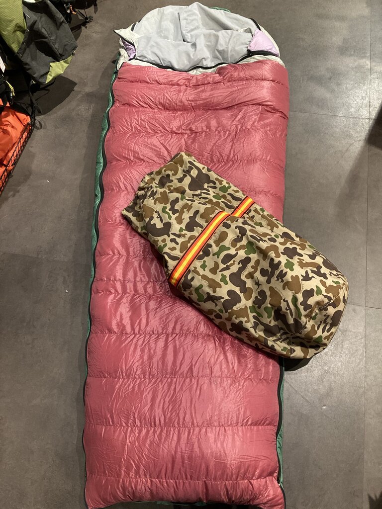 (w/ Flat Pad) Warmlite Tri-Layer Down Sleeping Bag, -60F