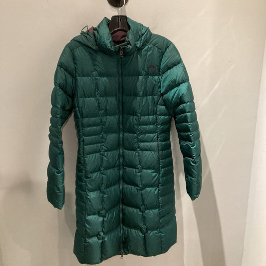 The North Face Down Trench Jacket w/ Hood, Green, Women's M