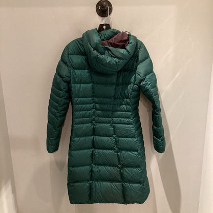 The North Face Down Trench Jacket w/ Hood, Green, Women's M