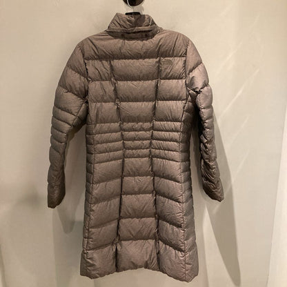 (NO HOOD) The North Face Down Trench Jacket, Grey, Women's M