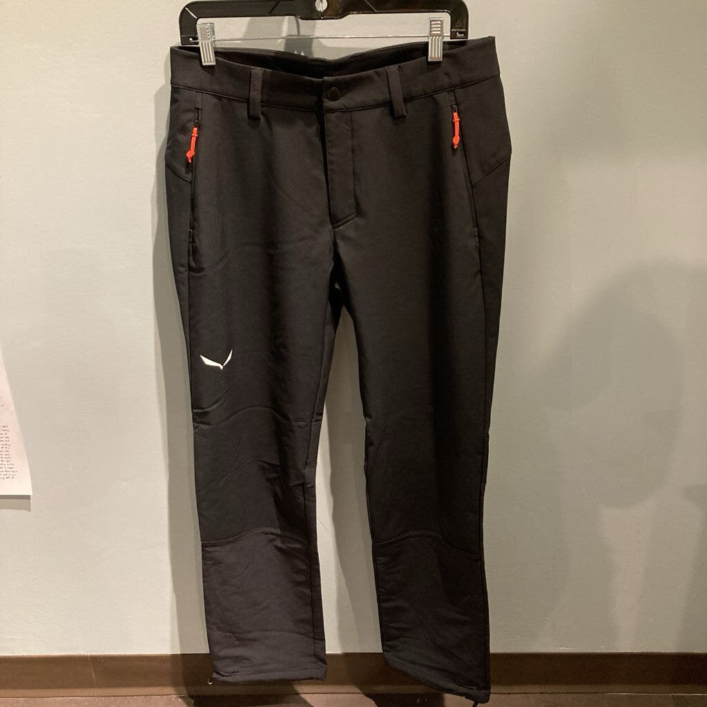 Salewa Hiking Pants, Black, Men's S